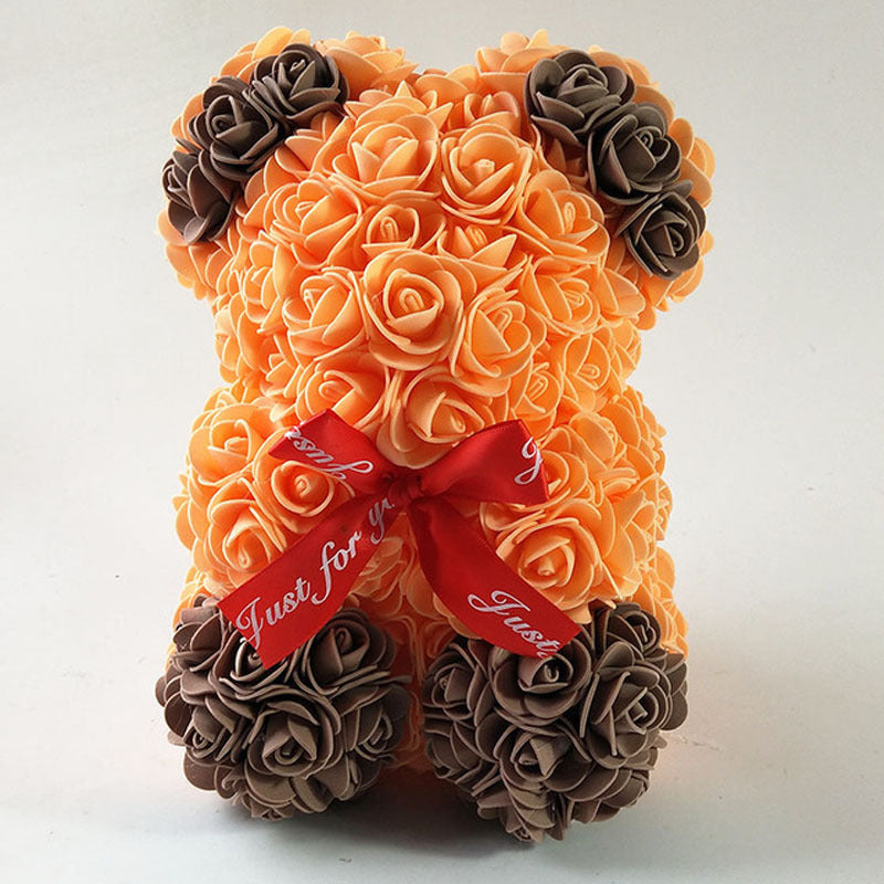 Orsetto di fiori artificiale - artificial bear flower