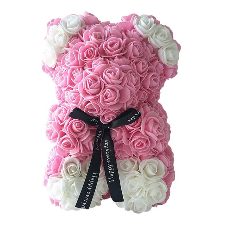 Orsetto di fiori artificiale - artificial bear flower