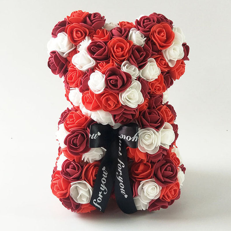 Orsetto di fiori artificiale - artificial bear flower