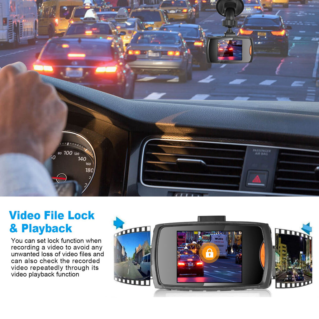 Dashcam Auto 1080P HD con Visione Notturna - Angolo 90°