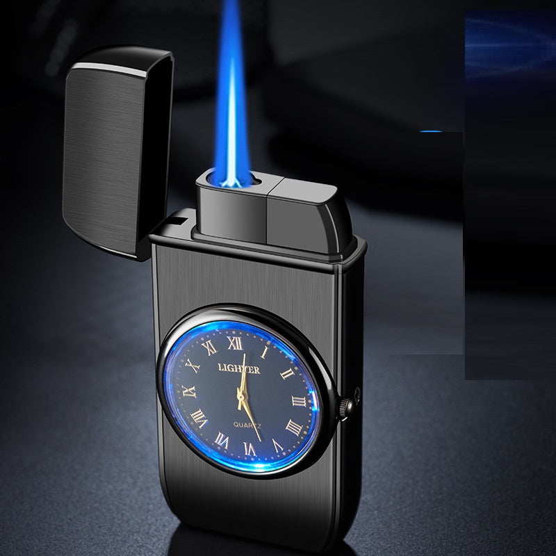 Accendino Antivento Con orologio led integrato - oggettto ad uso quotidiano e collezione